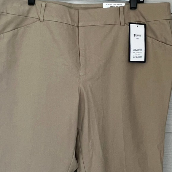 Charter Club Women's Slim Leg Newport Full Length Sedona Dust Pants Size Size 18 - Picture 3 of 9